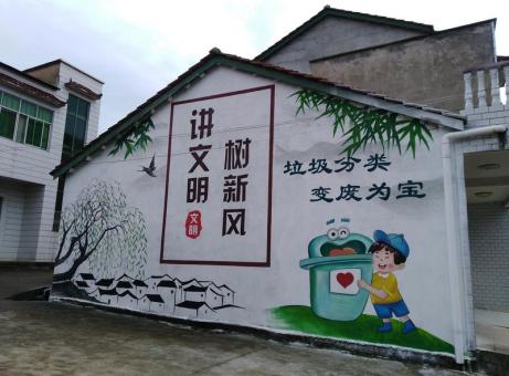 子长墙绘是现在流行的墙体广告