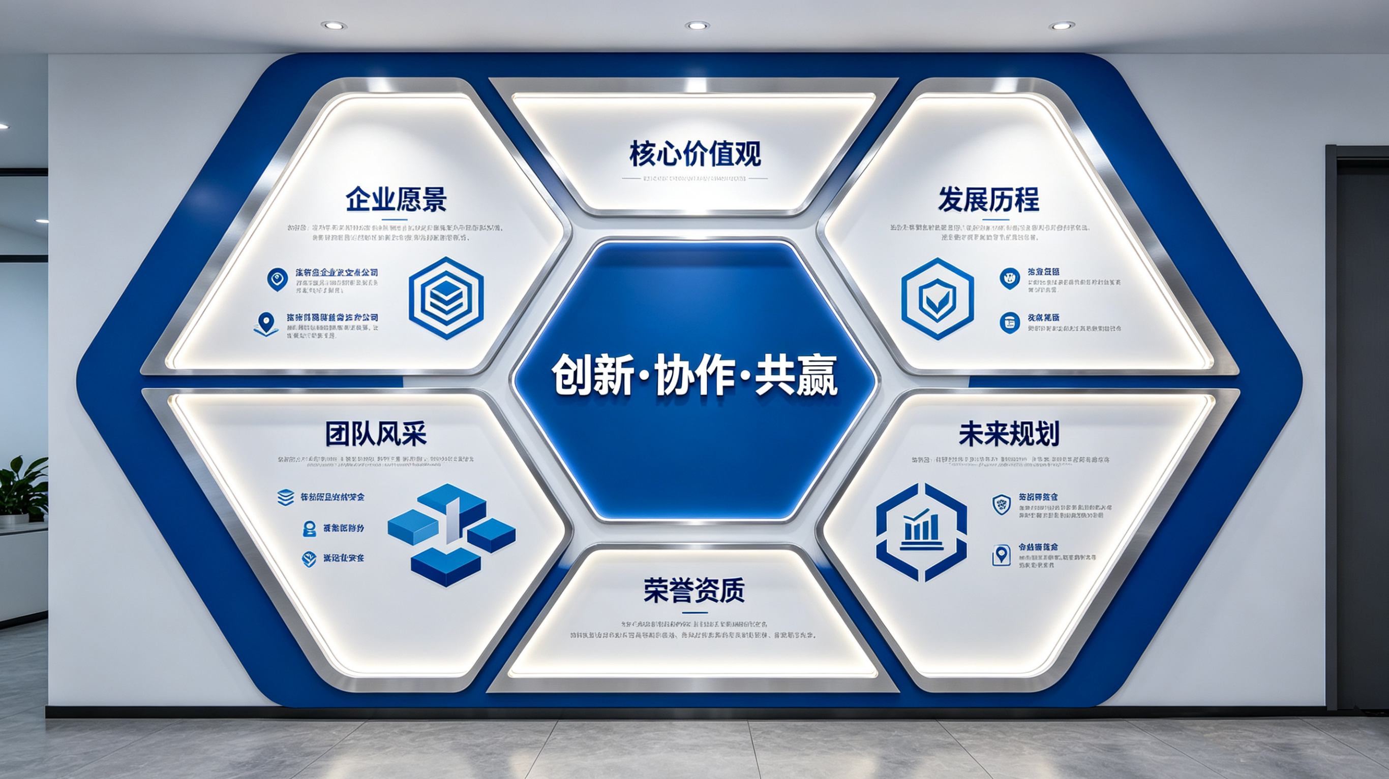 子长企业文化墙六边形避坑指南（新手常犯5个错误）